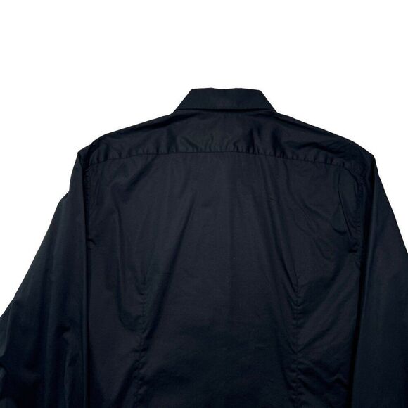 John Varvatos Men's Black Slim Fit Button Up Shirt - Picture 7 of 11